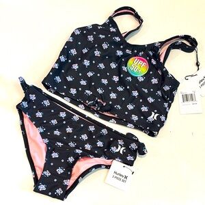New Hurley 2pc Swimsuit bikini Set